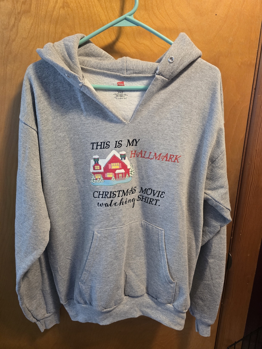 3/$15 Hallmark Holiday Graphic Pullover Hoodie